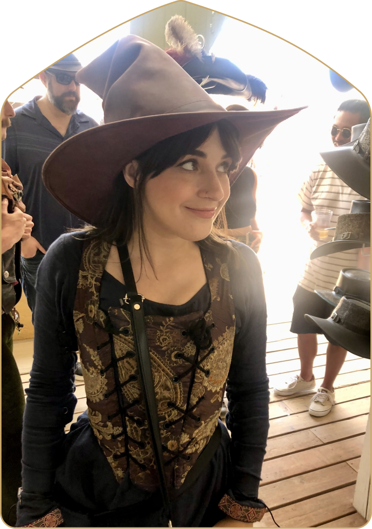Hero image of Jocylyn at the renaissance faire